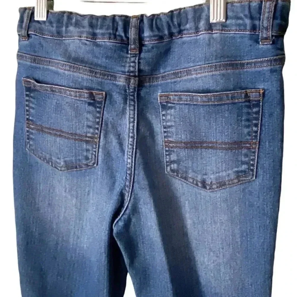 Oshkosh B’gosh size 12R skinny jeans with adjustable waist and snap closure EUC
